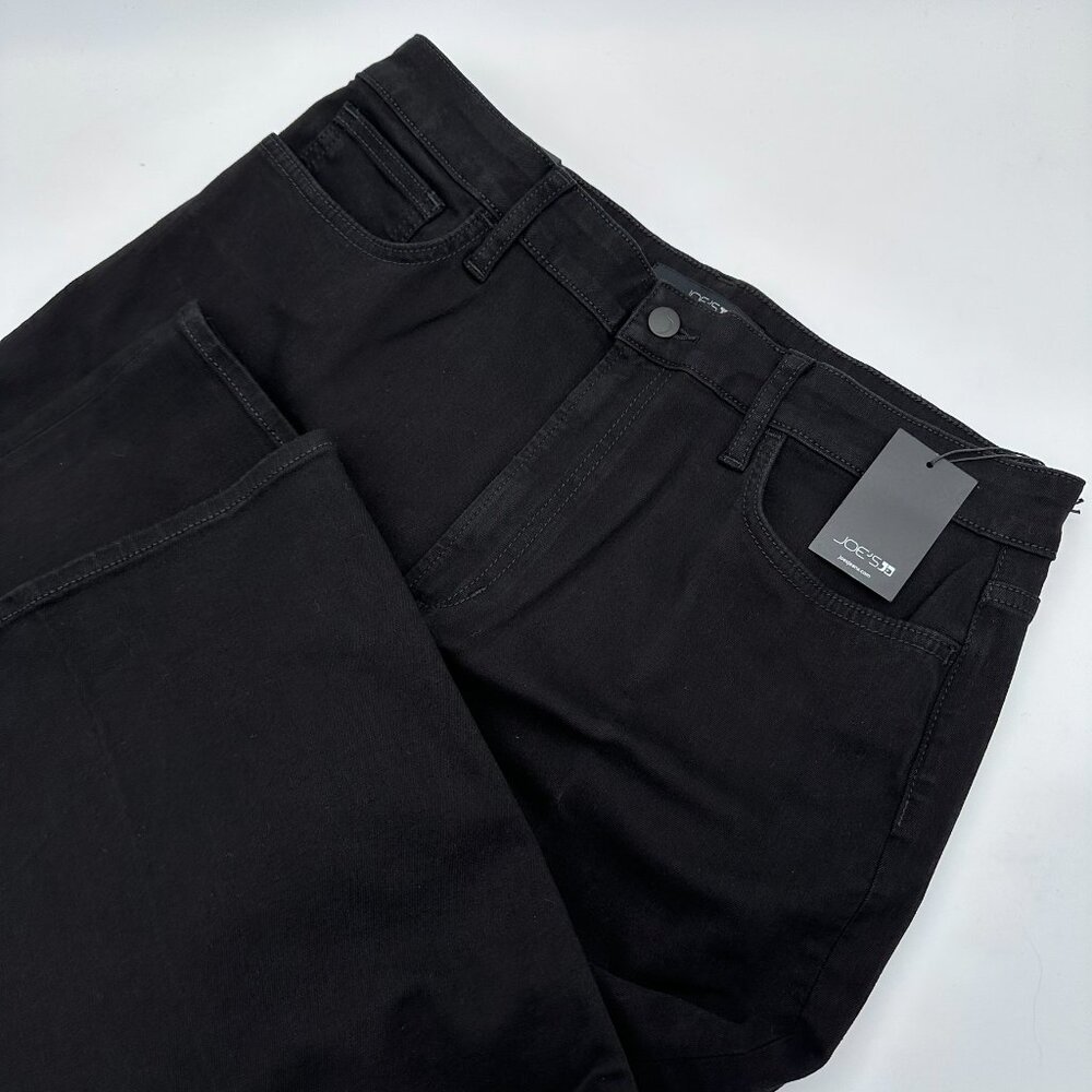 Joe's Jeans Women's High Rise Wide Leg Ankle Length Jean, Size 33, Pluto Black